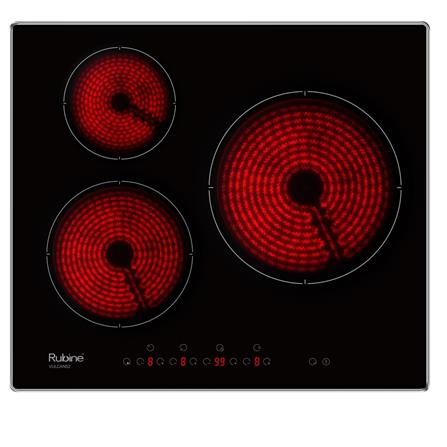 RUBINE CERAMIC HOB RCE-VULCAN52-BL 59CM