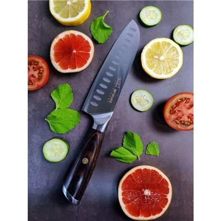 FUKURO CHEF SERIES SANTOKU KNIFE 7IN HH 0391