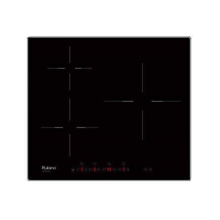 RUBINE INDUCTION HOB RIH-VELOCE58-BL BLACK 59CM