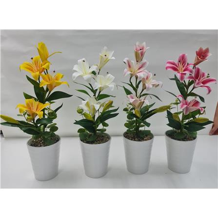 CL LILY POTTED FLOWER GF301