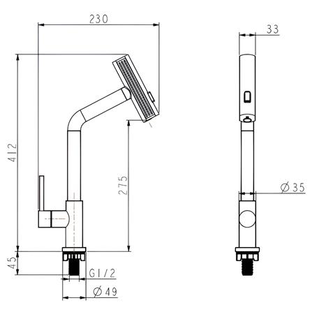 MOYA BASIN FAUCET 832-5