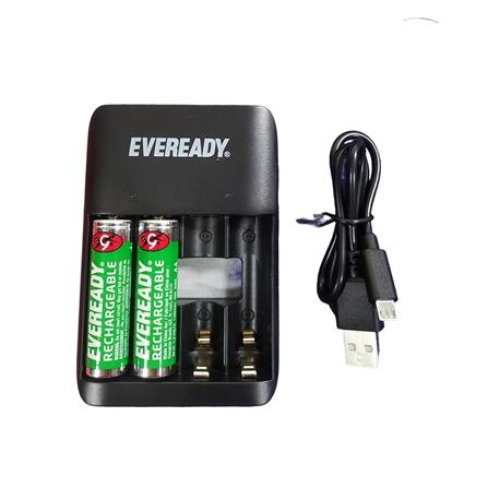 EVEREADY USB CHANGER FOR RECHARGEABLE NIMH AA/AAA BATTERY EVVC5