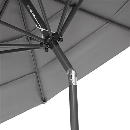 ROUND PARASOL SPRING VILLA GREY