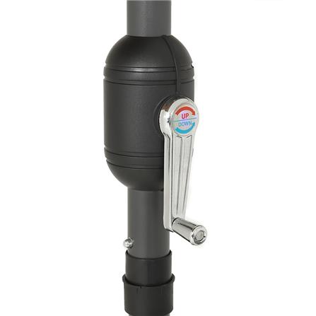 ROUND PARASOL SPRING VILLA GREY