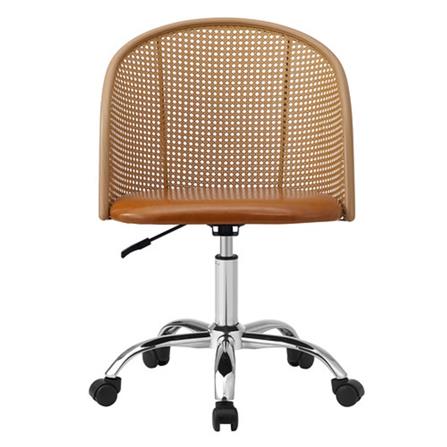 OFFICE CHAIR FURDINI PP RATTAN OAK GREY