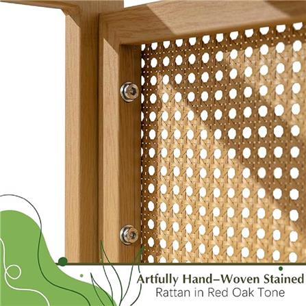 BAR TABLE DT-2324 PP RATTAN OAK