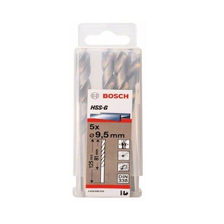 METAL DRILL BIT BOSCH 9.5MM 5EA/PACK