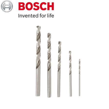 METAL DRILL BIT BOSCH MIXED 5EA/PACK (2-6MM)