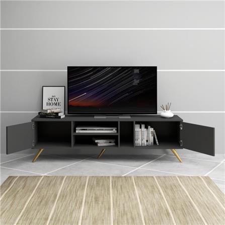 LUCCA 160CM 2 DOOR TV CABINET-GREY