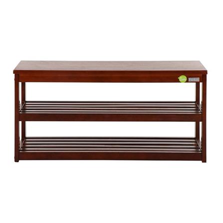 SHOE STORAGE BENCH FOR 8-10 PAIRS FURDINI WALNUT