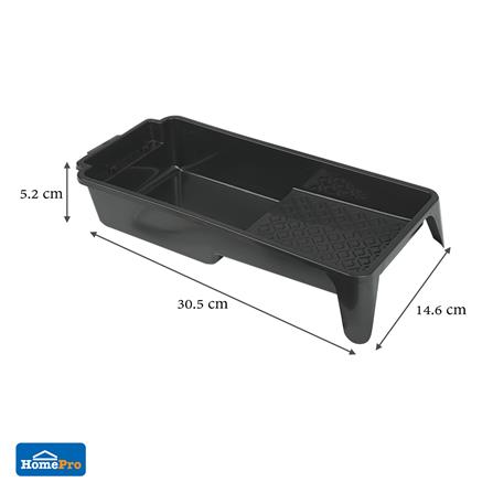 MATALL PAINT TRAY SET WITH 4" ROLLER & 5.5" TRAY BLACK