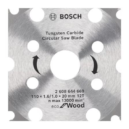 BOSCH CIRCULAR SAW BLADE  4" 12T (ECO FOR WOOD) 2608644669