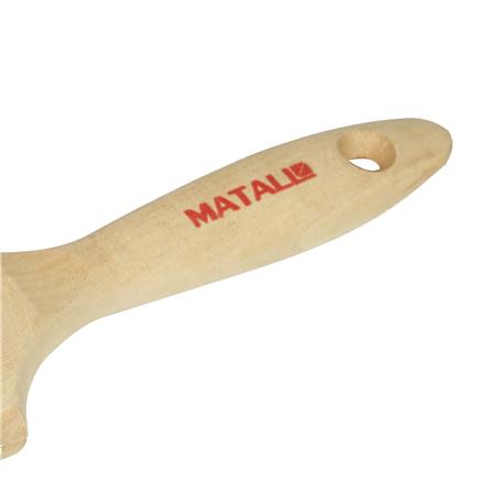 MATALL 2.5" SYNTHETIC BRUSH WOODEN HANDLE WHITE