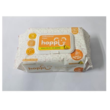 HOPPI ANTIBACTERIAL WIPES 80'S 480GM
