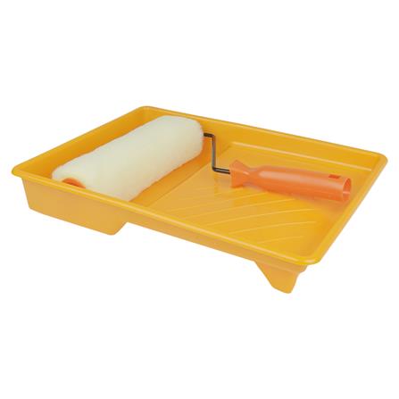MATALL PAINT TRAY SET WITH 10" ROLLER & YELLOW TRAY PR16111