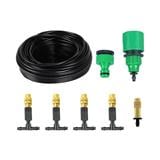 MIST IRRIGATION KIT WITH MICROTUBING SPRING 5/7X10M 5-NOZZLE
