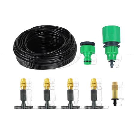MIST IRRIGATION KIT WITH MICROTUBING SPRING 5/7X10M 5-NOZZLE
