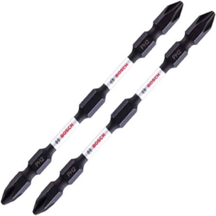 BOSCH SCREWDRIVER BIT PH2 110MM (EXPERT FOR IMPACT) 2EA/PACK BLACK