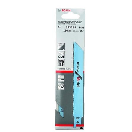 BOSCH RECIPROCATING SAW BLADE S644D (FLEXIBLE FOR METAL) 5 - 30mm 5PCS/PACK