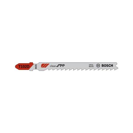 BOSCH JIGSAW BLADE T102D (Clean Cut)(Plastic) 5 - 30mm 5PCS/PACK