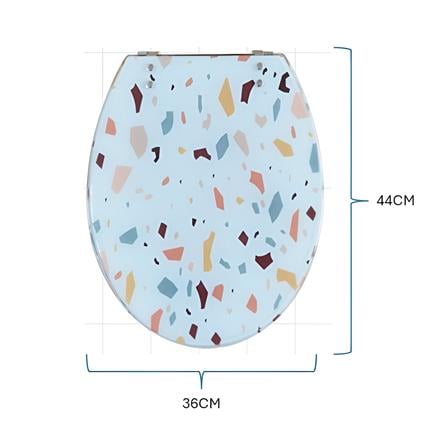 MOYA POLYRESIN TOILET SEAT SOFT CLOSE HINGE PL-N001