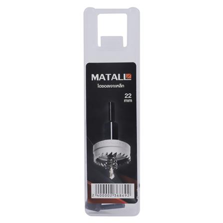 MATALL METAL-CUTTING HOLE SAW MATALL WD3 22MM (STEEL)
