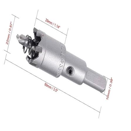 MATALL METAL-CUTTING HOLE SAW MATALL WD3 22MM (STEEL)