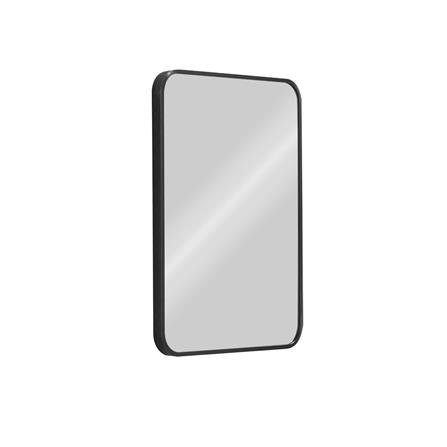 GLOREX LIGHTWEIGHT ALUMINIUM FRAME MIRROR 50X70CM - BLACK
