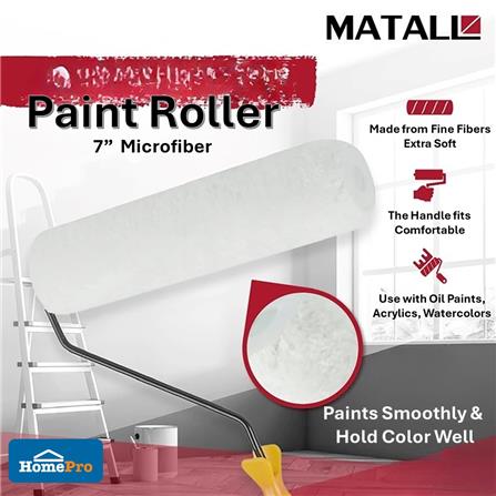 MATALL MICROFIBER PAINT ROLLER 7 INCHES