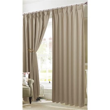 RED DANIELLE CURTAIN FRENCH PLEAT URBAN C23 80962 3P DOESKIN