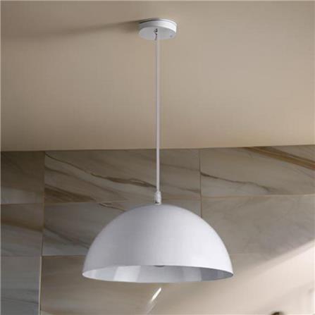 BRIGHT OBJECTIVES PENDANT LAMP 9103 50CM WHITE