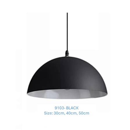BRIGHT OBJECTIVES PENDANT LAMP 9103 30CM BLACK