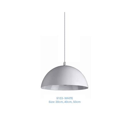 BRIGHT OBJECTIVES PENDANT LAMP 9103 40CM WHITE