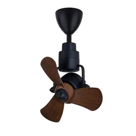 ALPHA CEILING FAN ALKOVA KONA 3B WALNUT 16"