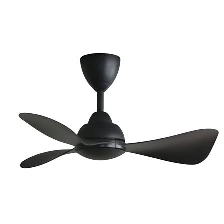 ALPHA CEILING FAN ALKOVA MILI 3B MATT BLACK 33"