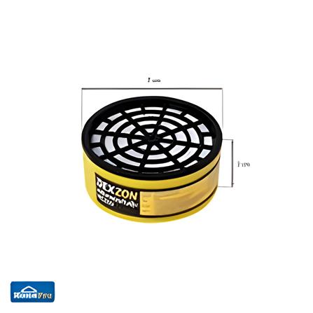 DEXZON DUST & CHEMICAL FACEMASK FILTER CARTRIDGE RC203