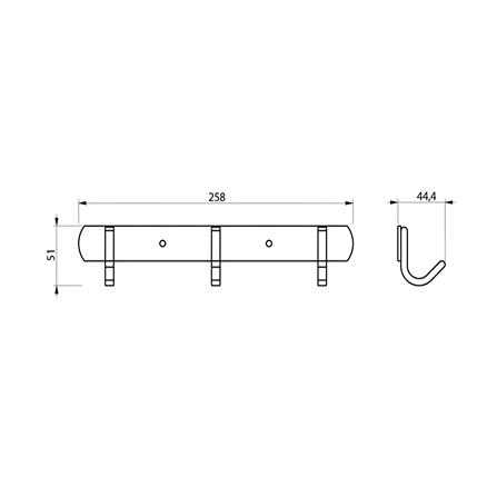 MD 3 HOOK AHF-J3-MG ALUMINIUM METAL GUN