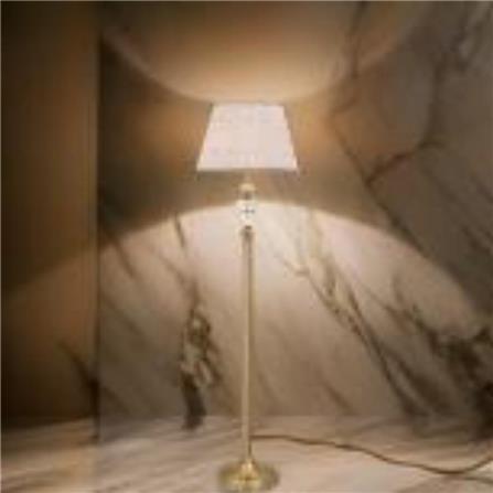 BRIGHT OBJECTIVES FLOOR LAMP ML-16405 40CM COPPER GOLD+BEIGE