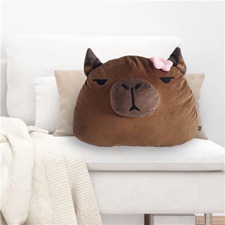 HLS FLOOR CUSHION G-CAPYBARA 18X22 BROWN