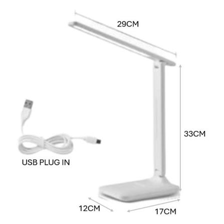 BRIGHT OBJECTIVES DESK LAMP MT-15216 12CM WHITE