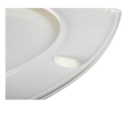 COSSY+ PLASTIC TOILET SEAT CP-184244 WHITE