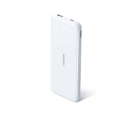 UGREEN 10000MAH ULTRA SLIM TWO-WAY FAST CHARGING 20W POWER BANK (WHITE)