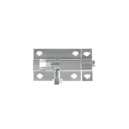 JS SLIDING TOILET BOLT 2" SILVER