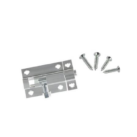 JS SLIDING TOILET BOLT 2" SILVER