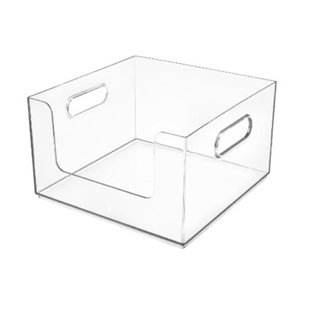 CLOTHING STORAGE BOX PLIM KLEAR 25.3X25.3X15.3CM CLEAR