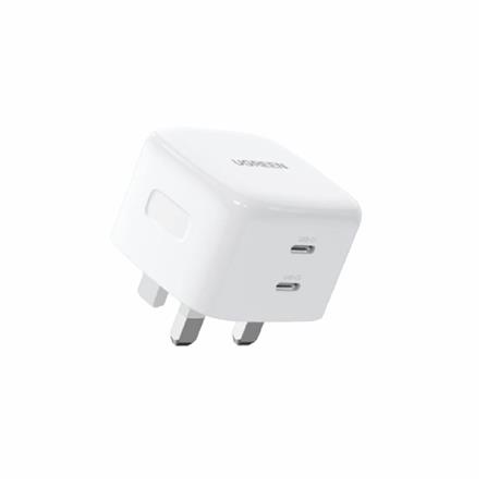 UGREEN NEXODE 45W DUAL USB-C GAN FAST CHARGER (WHITE)