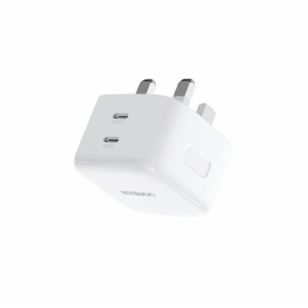 UGREEN NEXODE 45W DUAL USB-C GAN FAST CHARGER (WHITE)