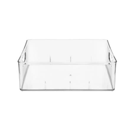 CLOTHING STORAGE BOX PLIM KLEAR 23.7X31.6X9.7CM CLEAR