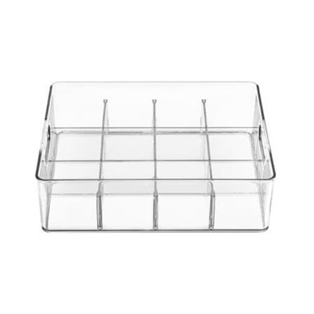 CLOTHING STORAGE BOX PLIM KLEAR 12-COMPARTMENT 23.7X31.6X9.7CM CLEAR