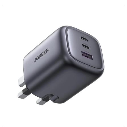 UGREEN NEXODE 65W 2C1A GAN FAST CHARGER + USB-C TO USB-C CABLE 100W 1.5M (SPACE GRAY)